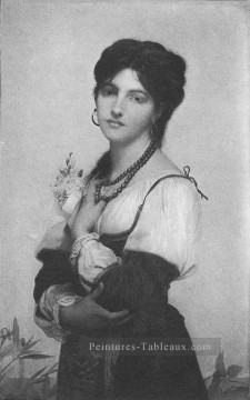 Une fiancée de Sorrente Jules Joseph Lefebvre Peinture à l'huile